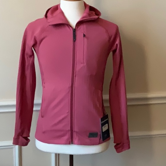 Black Diamond W Factor Fleece Hoody - Wild Rose - S/P - Picture 7 of 16